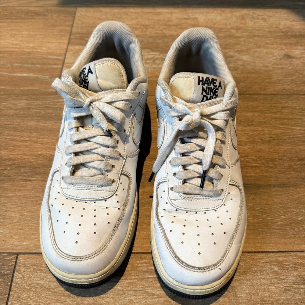 Nike Air Force 1 Low White Have A Nice Day BQ9044-100 Size 11